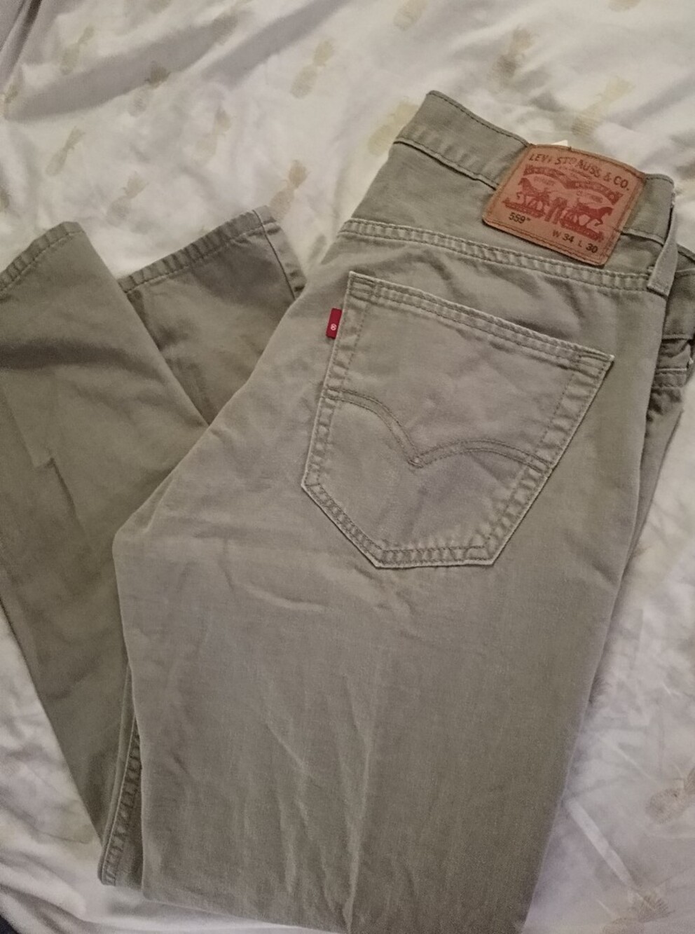 Levi's 559 Straight Leg Jeans Size 36+30